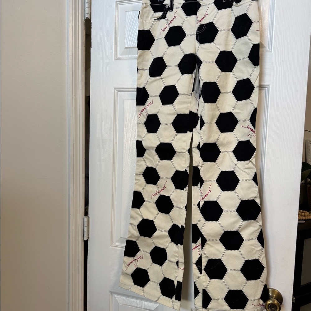 Women’s Soccer Print Pants Moschino